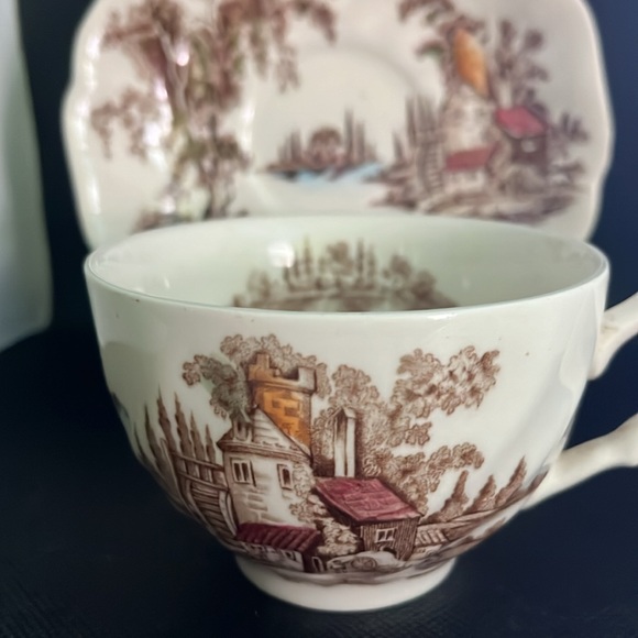 Johnson bros the old mill Tea cup and saucer - Picture 10 of 11